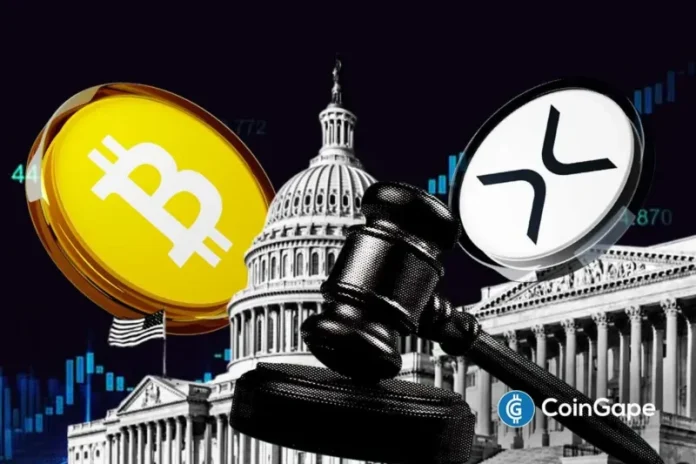 Bitcoin and XRP price action weakened despite the U.S. Senate confirming an April markup for the CLARITY Act. Bitcoin slipped 1.68% in the past 24 hours to $66,687, tracking the broader market decline. XRP price dropped 2.51% over the same period to trade near $1.32 as sentiment softened. The overall cryptocurrency market dropped 1.42% to
The post <a href="https://coingape.com/markets/bitcoin-and-xrp-price-prediction-as-u-s-senate-confirms-april-markup-for-clarity-act/">Bitcoin and XRP Price Prediction as U.S. Senate Confirms April Markup for CLARITY Act</a> appeared first on <a href="https://coingape.com/">CoinGape</a>.