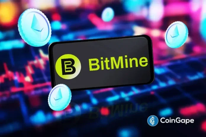 The prevailing bearish trend around the Ethereum price is weighing heavily on BitMine’s 4.2 million ETH holdings. The Ether treasury company’s holdings are coming under continuous pressure, sparking widespread speculation. Ethereum Drop Hits Bitmine Hard According to an X post shared by on-chain analytics platform Lookonchain, BitMine, the largest public holder of Ethereum, is facing
The post <a href="https://coingape.com/bitmine-eth-position-bleeds-billions-as-ethereum-struggles-to-hold-2k/">Bitmine ETH Position Bleeds Billions As Ethereum Struggles to Hold $2k</a> appeared first on <a href="https://coingape.com/">CoinGape</a>.