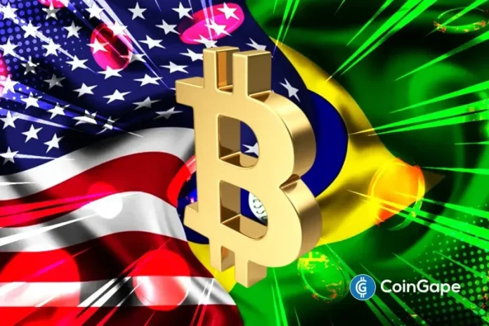 Brazil has reintroduced a bill to establish a national Bitcoin reserve through its Congress. The project aims to acquire 1 million BTC in five years in a gradual manner. Lawmakers supporting the move argue that it would diversify the nation’s sovereign assets and support long-term financial solvency. The draft replaces a previous version that allowed
The post <a href="https://coingape.com/brazil-targets-1m-btc-strategic-reserve-to-rival-u-s-bitcoin-stockpile/">Brazil Targets 1M BTC Strategic Reserve to Rival U.S. Bitcoin Stockpile</a> appeared first on <a href="https://coingape.com/">CoinGape</a>.