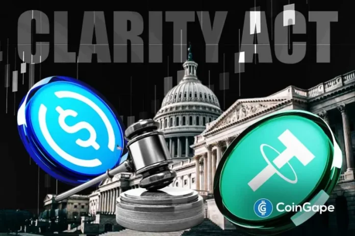 A White House report released today has drawn immediate pushback as the CLARITY Act debate over stablecoin yield continues. Banking sources rejected the findings, arguing they miss key funding risks. The report from the Council of Economic Advisers addressed deposit flight concerns, which lawmakers have debated for months. Ad Ad CLARITY Act: Stablecoin Yield Findings
The post <a href="https://coingape.com/clarity-act-banking-member-opposes-white-house-report-on-stablecoin-yield/">CLARITY Act: Banking Member Opposes White House Report On Stablecoin Yield</a> appeared first on <a href="https://coingape.com/">CoinGape</a>.