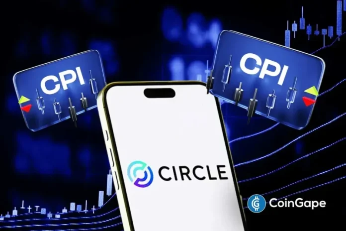 Circle (CRCL) Stock price surged to 111.84 at the close on March 9, delivering a robust 10% gain. The stock climbed 9.93 points during regular trading hours, ahead of the CPI data release tomorrow. In pre-market action. Early momentum suggested traders were positioning for continued upside. CRCL Stock Price Surges 10% Ahead of CPI Data
The post <a href="https://coingape.com/markets/circle-crcl-stock-price-prediction-ahead-of-cpi-data-release-is-120-next/">Circle (CRCL) Stock Price Prediction Ahead of CPI Data Release-Is 120 Next?</a> appeared first on <a href="https://coingape.com/">CoinGape</a>.