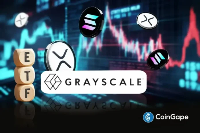 Grayscale insiders are selling their XRP and Solana (SOL) holdings amid the recent $5 billion crypto market crash. Both top altcoins saw significant price falls as institutional investors cut holdings in spot XRP and Solana ETFs. Grayscale-Linked Firms Sell XRP and Solana Holdings The latest US SEC filings reveal that Digital Currency Group (DCG) and
The post <a href="https://coingape.com/grayscale-insiders-are-quietly-selling-xrp-and-solana-amid-etf-outflows-report/">Grayscale Insiders Are Quietly Selling XRP and Solana amid ETF Outflows: Report</a> appeared first on <a href="https://coingape.com/">CoinGape</a>.