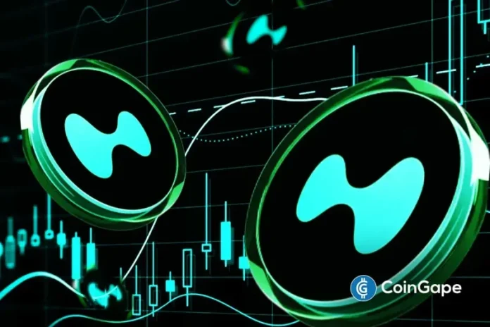 The HYPE token has recorded an impressive price surge even with the current market’s sluggish pace. This comes amid the massive surge in the open interest of the Hyperliquid platform’s HIP-3. HYPE Token Surges as Hip-3 Sees Massive Open Interest Growth According to data by CoinMarketCap, the token has recorded a surge of more than
The post <a href="https://coingape.com/hype-token-jumps-24-as-hyperliquid-hip-3-sees-record-793m-open-interest/">HYPE Token Jumps 24% as Hyperliquid HIP-3 Sees Record $793M Open Interest</a> appeared first on <a href="https://coingape.com/">CoinGape</a>.