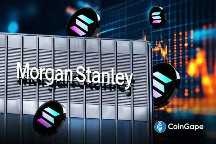 TradFi institutions such as financial giant Morgan Stanley are ramping up their exposure to Solana (SOL), signaling rising confidence in the blockchain’s potential. This move comes as the real-world asset (RWA) tokenized value on the Solana network reached an ATH of $1.66 billion. Morgan Stanley Reveals Holdings in SOL ETF and Solana Co Major TradFi
The post <a href="https://coingape.com/morgan-stanley-other-tradfi-load-up-sol-solana-rwa-tokenized-value-hits-1-66b-ath/">Morgan Stanley, Other TradFi Load Up SOL as Solana RWA Tokenized Value Hits $1.66B ATH</a> appeared first on <a href="https://coingape.com/">CoinGape</a>.