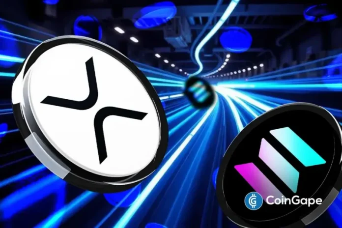 Solana vs XRP Price momentum is drawing renewed attention as both cryptocurrencies show signs of recovery. Solana price climbed about 4% in the past 24 hours and traded near the $90 level. XRP also recorded gains, rising above $1.40 while closely tracking Bitcoin’s latest move higher. Crypto Market Recovery Lifts Solana and XRP Prices The
The post <a href="https://coingape.com/markets/solana-vs-xrp-price-forecast-can-sol-reclaim-its-all-time-high-before-xrp-hits-2/">Solana vs XRP Price Forecast: Can SOL Reclaim Its All-Time High Before XRP Hits $2?</a> appeared first on <a href="https://coingape.com/">CoinGape</a>.