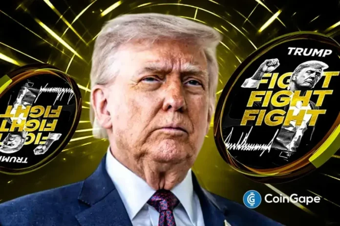 OFFICIAL TRUMP coin hovered at $2.89 on Friday ahead of President Donald Trump’s keynote appearance at a major crypto conference in Florida. The token gained 0.84% in the last 24 hours, slightly outperforming the wider cryptocurrency market, which also saw a slight gain. The Memecoin Gala is on traders’ radar, as a short-term event that
The post <a href="https://coingape.com/markets/trump-meme-coin-price-prediction-ahead-of-trump-crypto-conference-tomorrow/">TRUMP Meme Coin Price Prediction Ahead of Trump Crypto Conference Tomorrow</a> appeared first on <a href="https://coingape.com/">CoinGape</a>.