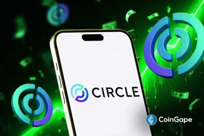 Circle stock price jumped sharply on Friday as investors responded to strong financial performance and growing demand for its USDC stablecoin. The company’s shares climbed close to $105.74 after buyers stepped in following a brief decline during pre-market trading hours. The rally extended an already strong run for the stock, which has attracted increasing attention
The post <a href="https://coingape.com/markets/top-reasons-why-circle-stock-price-is-surging/">Top Reasons Why Circle Stock Price is Surging</a> appeared first on <a href="https://coingape.com/">CoinGape</a>.
