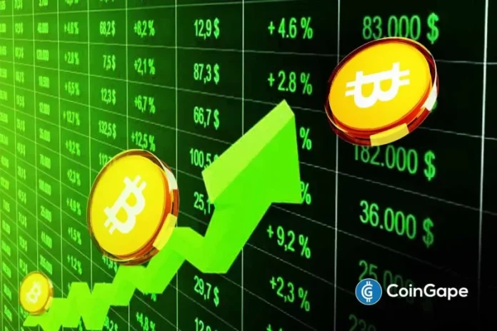 Bitcoin price hit $72K today, surging more than 3% over the last 24 hours. This comes despite today’s crypto options expiry and the US PCE inflation data release. This rally comes with support from derivatives traders and institutional buying, as evidenced by spot Bitcoin ETF inflows. Short Squeeze and Technical Rebound Push Bitcoin Price to
The post <a href="https://coingape.com/bitcoin-price-hits-72k-top-reasons-why-its-skyrocketing-today/">Bitcoin Price Hits $72K, Top Reasons Why It’s Skyrocketing Today</a> appeared first on <a href="https://coingape.com/">CoinGape</a>.