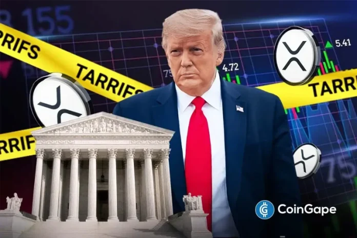 XRP price slipped to $1.45 ahead of the Supreme Court’s ruling on Trump’s tariffs. The Ripple dropped 6% in 24 hours as selling pressure increased across the market. The crypto market also weakened, as total market capitalization was down by 3% to $2.34 trillion. XRP price recently reached $1.67, but strong profit-taking erased much of
The post <a href="https://coingape.com/markets/xrp-price-prediction-ahead-of-supreme-court-trump-tariff-ruling/">XRP Price Prediction Ahead of Supreme Court Trump Tariff Ruling</a> appeared first on <a href="https://coingape.com/">CoinGape</a>.