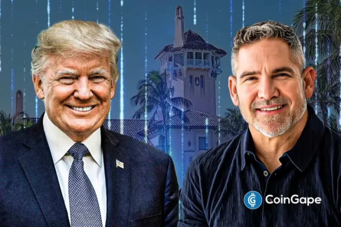 Grant Cardone, founder of the $5.3 billion Cardone Capital has confirmed his attendance at a high-profile Donald Trump crypto event at Mar-a-Lago. The gathering is part of the TRUMP meme coin universe. Ad Ad Cardone Capital Founder To Attend Trump Coin Mar-a-Lago Meet Cardone posted to X, “Speaking today at Mar-A-Lago with Donald Trump.” The
The post <a href="https://coingape.com/5-3b-cardone-capital-founder-to-join-trump-at-trumpcoin-mar-a-lago-event/">Just-In: $5.3B Cardone Capital Founder To Join Trump At TrumpCoin Mar-a-Lago Event</a> appeared first on <a href="https://coingape.com/">CoinGape</a>.