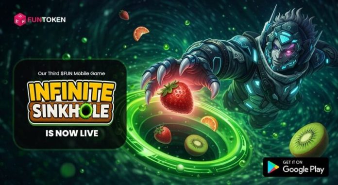 FUNToken has announced the official launch of its third mobile game, Infinite Sinkhole, continuing its rapid expansion into interactive, reward-driven gaming experiences. Following the successful releases of Bounce Helix and Knife Strike, the introduction of Infinite Sinkhole highlights the team’s consistent execution and growing focus on building a scalable gaming ecosystem powered by engagement and
The post <a href="https://coingape.com/funtoken-launches-third-mobile-game-infinite-sinkhole/">FUNToken Launches Third Mobile Game, Infinite Sinkhole</a> appeared first on <a href="https://coingape.com/">CoinGape</a>.